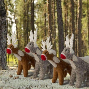 Santa's Reindeer - Set of 4