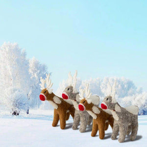 Santa's Reindeer - Set of 4