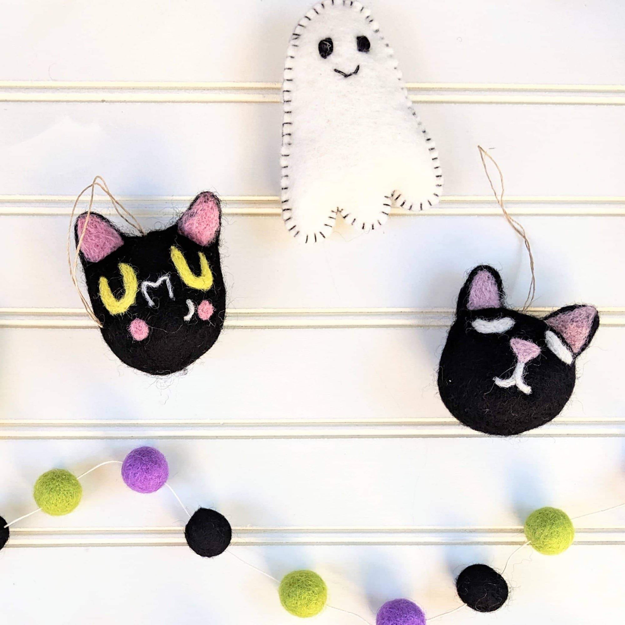 Friendsheep Sustainable Wool Goods Kirk the Black Cat