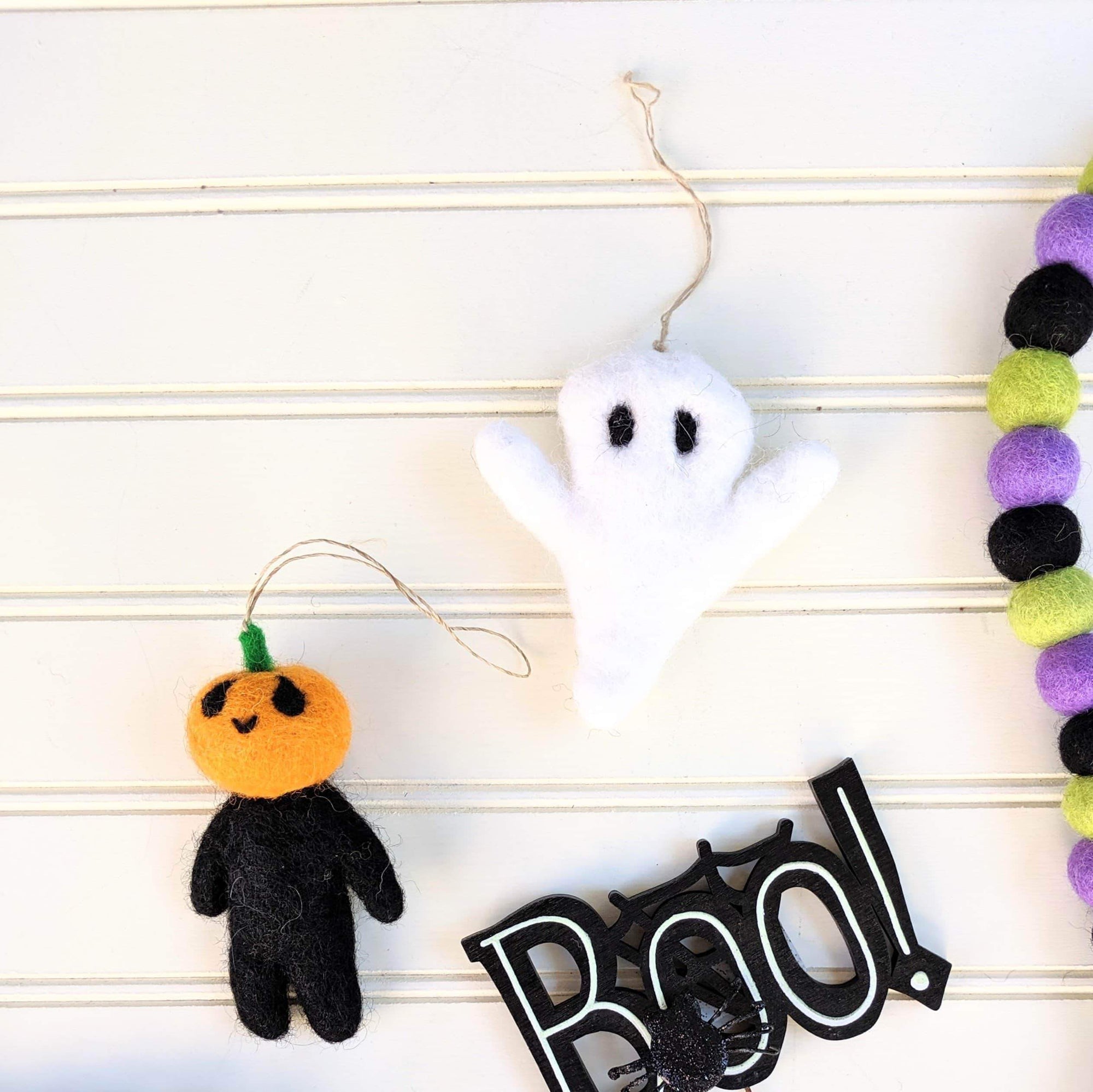 Friendsheep Sustainable Wool Goods Mr Pumpkin Head
