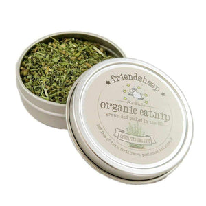 Friendsheep Sustainable Wool Goods Pet Toys Organic Catnip Tin