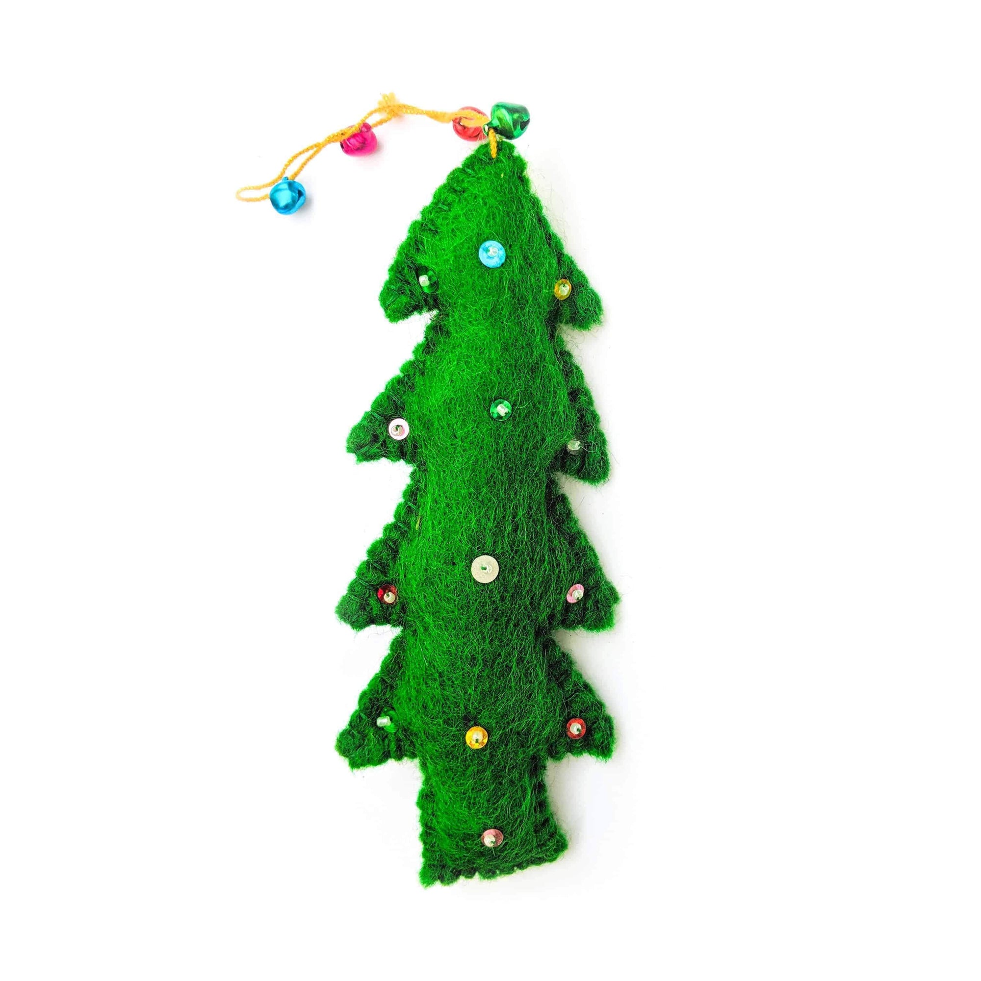 Friendsheep Sustainable Wool Goods Green Pine Tree - Unique