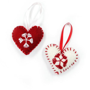 Friendsheep Sustainable Wool Goods Twin Hearts - Unique